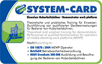SYSTEM-CARD Einweiser
